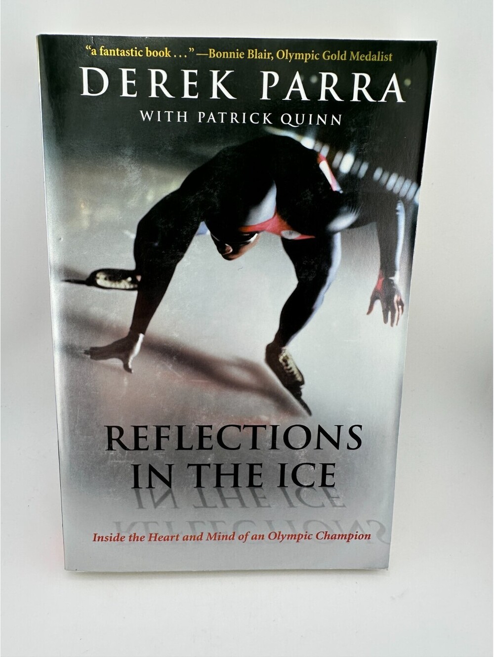 Reflections in the Ice SIGNED Derek Parra Olympic Champion HC 2003